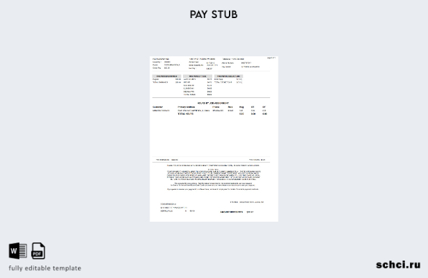 цифровая загрузка шаблона Peopleready Paystub